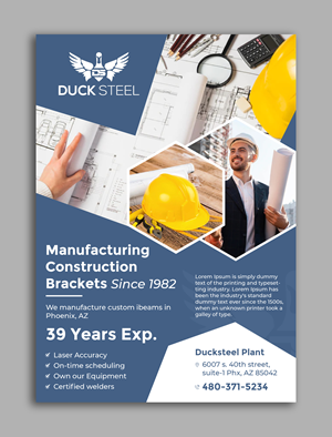 Flyer-Design von ecorokerz für Ducksteel Llc. | Design: #29662704