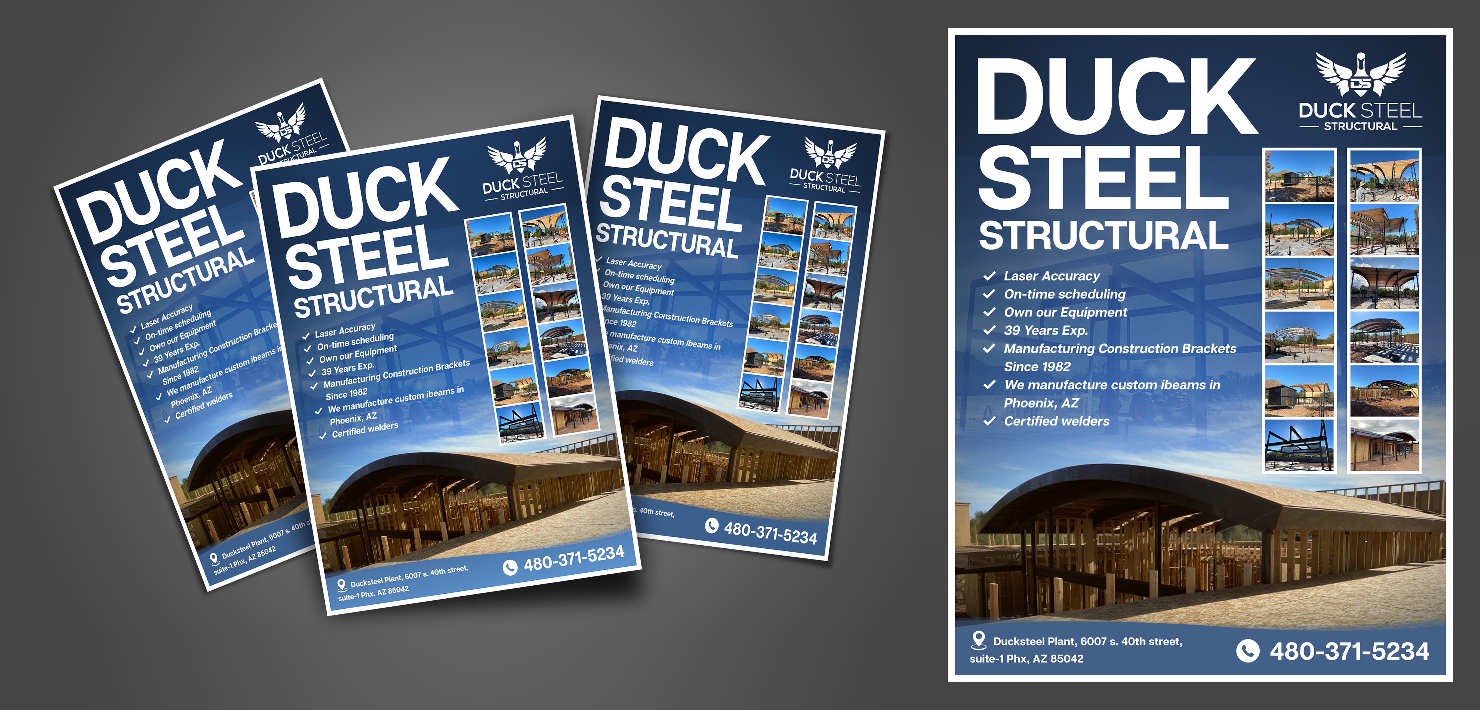 Flyer Design by aj for Ducksteel Llc. | Design #29672963