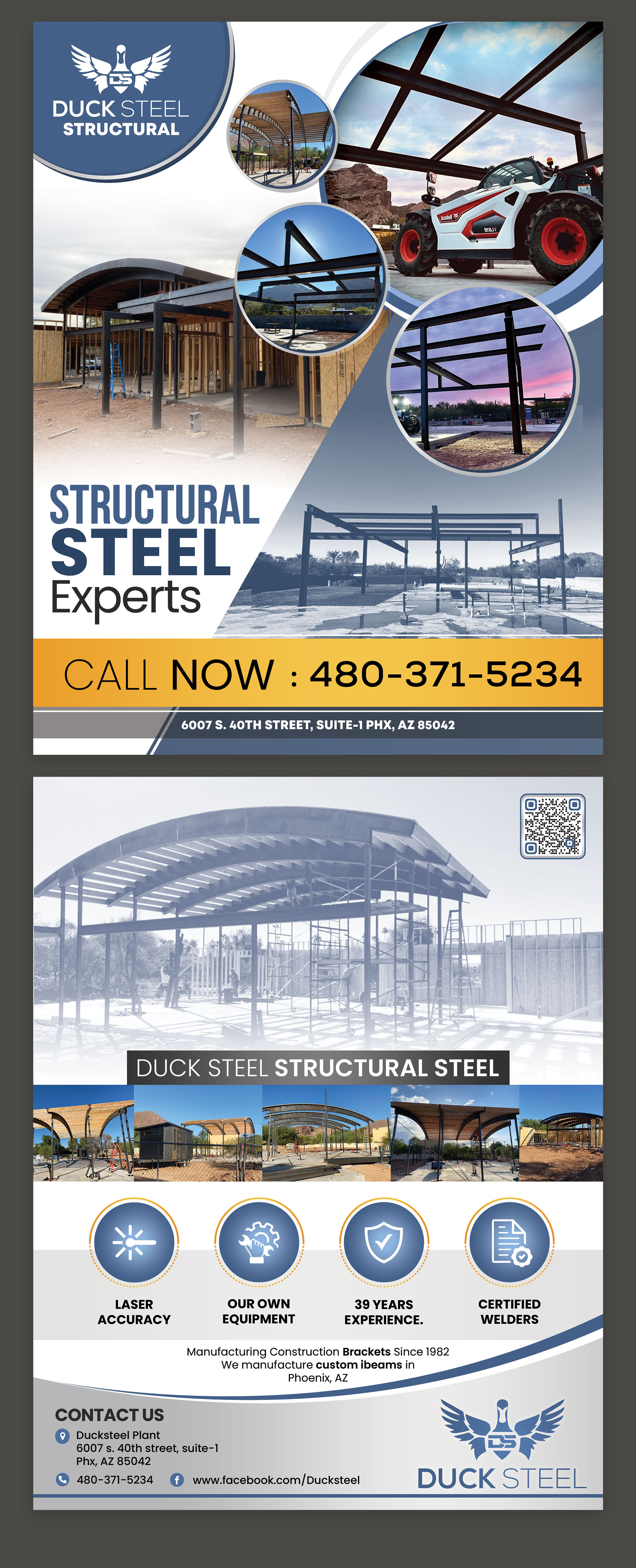 Flyer Design by HeshanKavinda for Ducksteel Llc. | Design #29670016