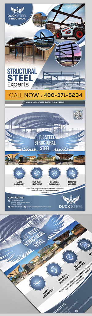 Flyer-Design von HeshanKavinda für Ducksteel Llc. | Design: #29672065