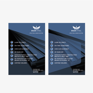 Flyer-Design von Nargiza_Ts für Ducksteel Llc. | Design: #29661701