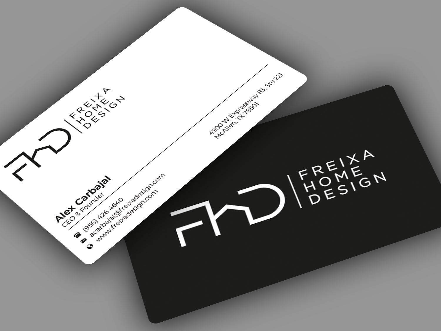 Diseño de Tarjeta de Presentación por Graphixpointt para Freixa Home Design, LLC | Diseño #29666277