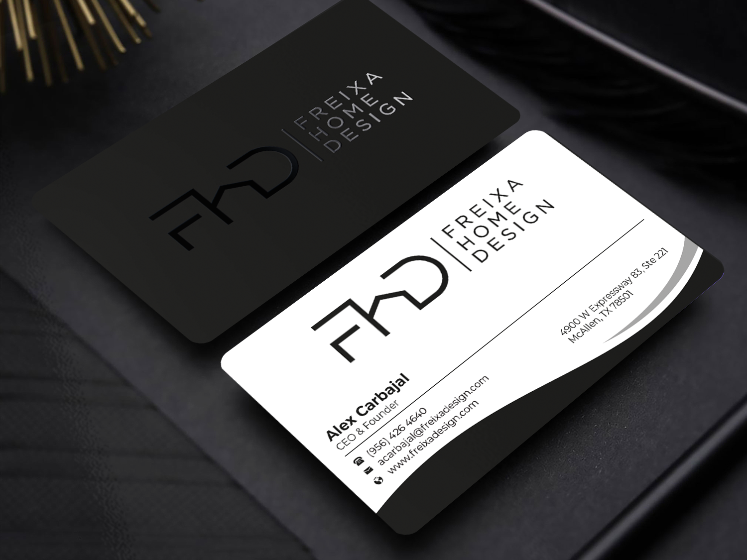 Diseño de Tarjeta de Presentación por Graphixpointt para Freixa Home Design, LLC | Diseño #29666278