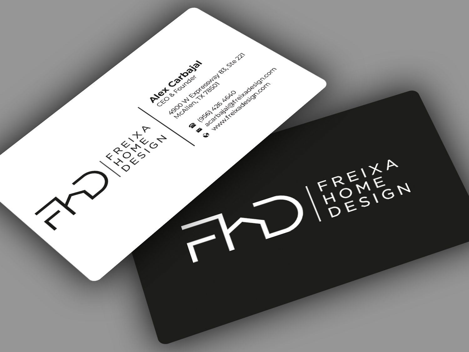 Diseño de Tarjeta de Presentación por Graphixpointt para Freixa Home Design, LLC | Diseño #29666286
