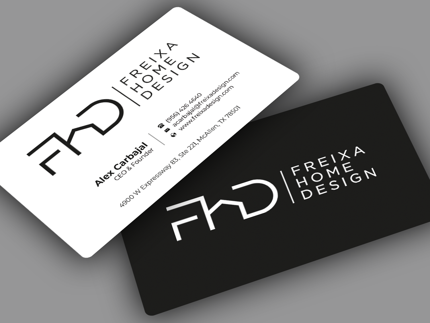 Diseño de Tarjeta de Presentación por Graphixpointt para Freixa Home Design, LLC | Diseño #29666291