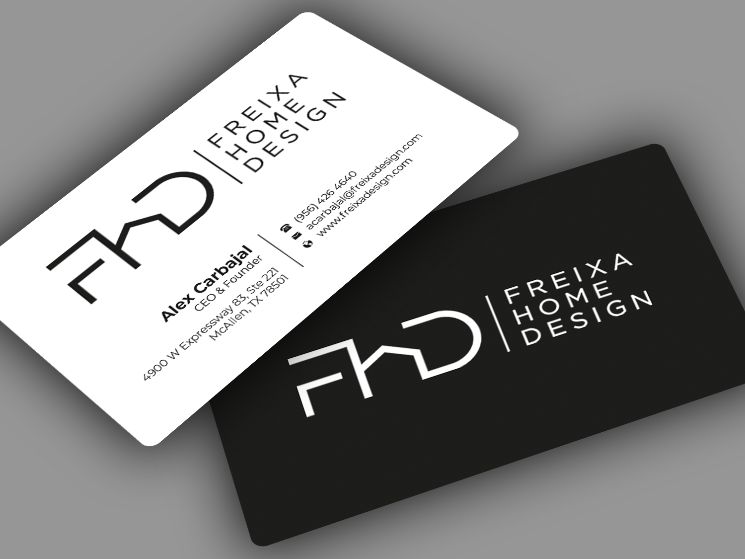 Business Card Design by Graphixpointt for Freixa Home Design, LLC | Design #29666293