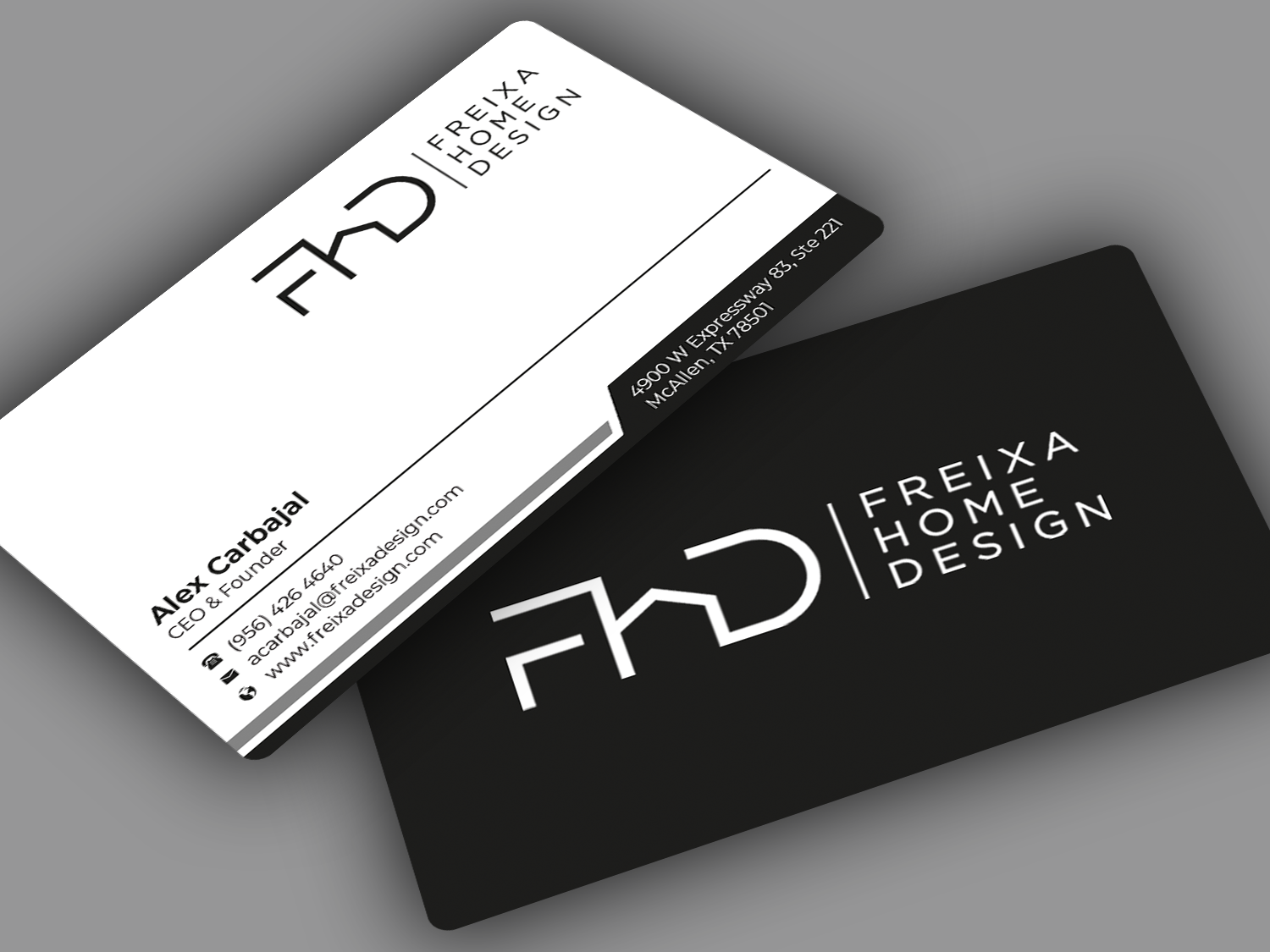 Diseño de Tarjeta de Presentación por Graphixpointt para Freixa Home Design, LLC | Diseño #29666294