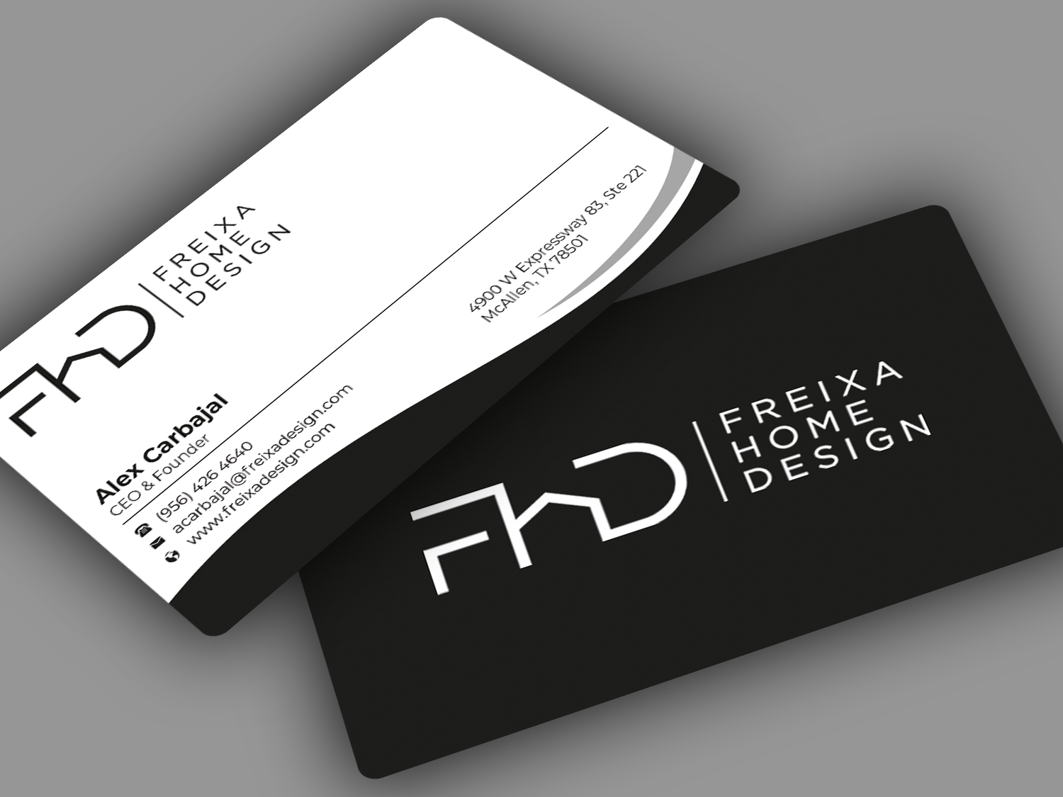 Diseño de Tarjeta de Presentación por Graphixpointt para Freixa Home Design, LLC | Diseño #29666300