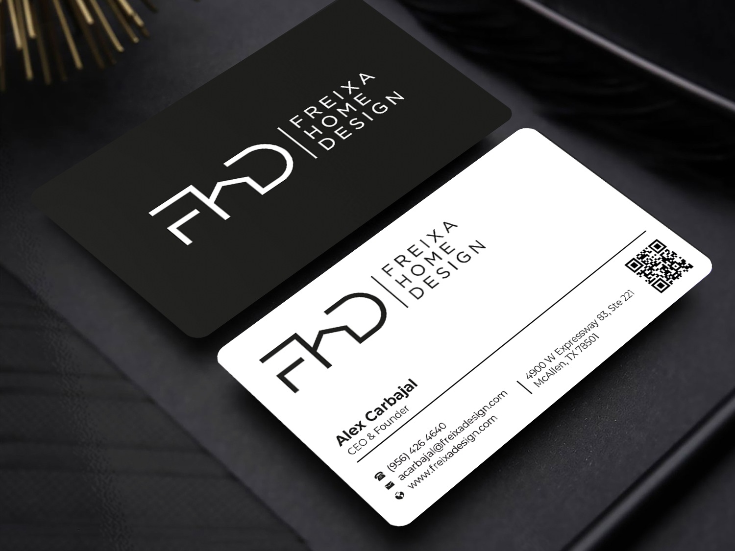 Business Card Design by Graphixpointt for Freixa Home Design, LLC | Design #29666446