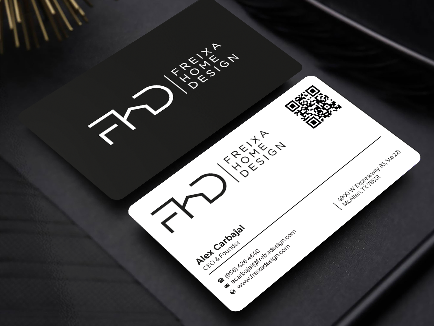 Business Card Design by Graphixpointt for Freixa Home Design, LLC | Design #29666449