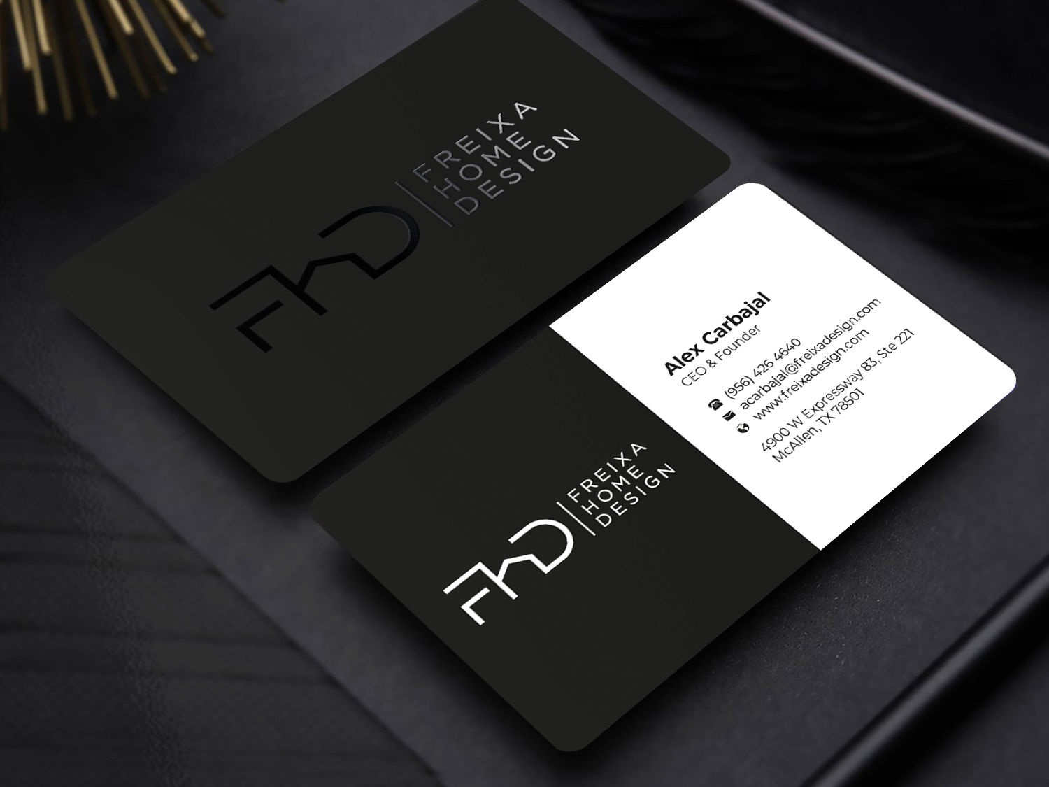 Business Card Design by Graphixpointt for Freixa Home Design, LLC | Design #29666457