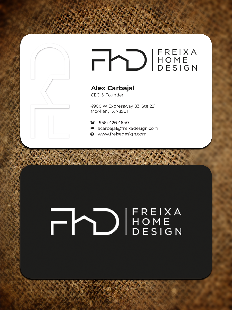 Design de Carte de Visite par Graphixpointt pour Freixa Home Design, LLC | Design #29668046