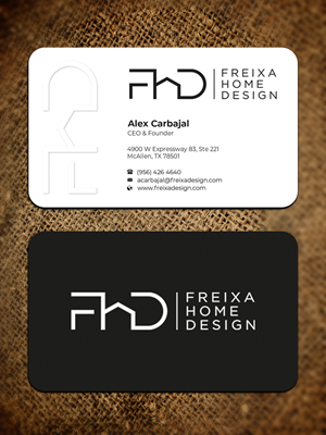Design de Carte de Visite par Graphixpointt pour Freixa Home Design, LLC | Design : #29668046