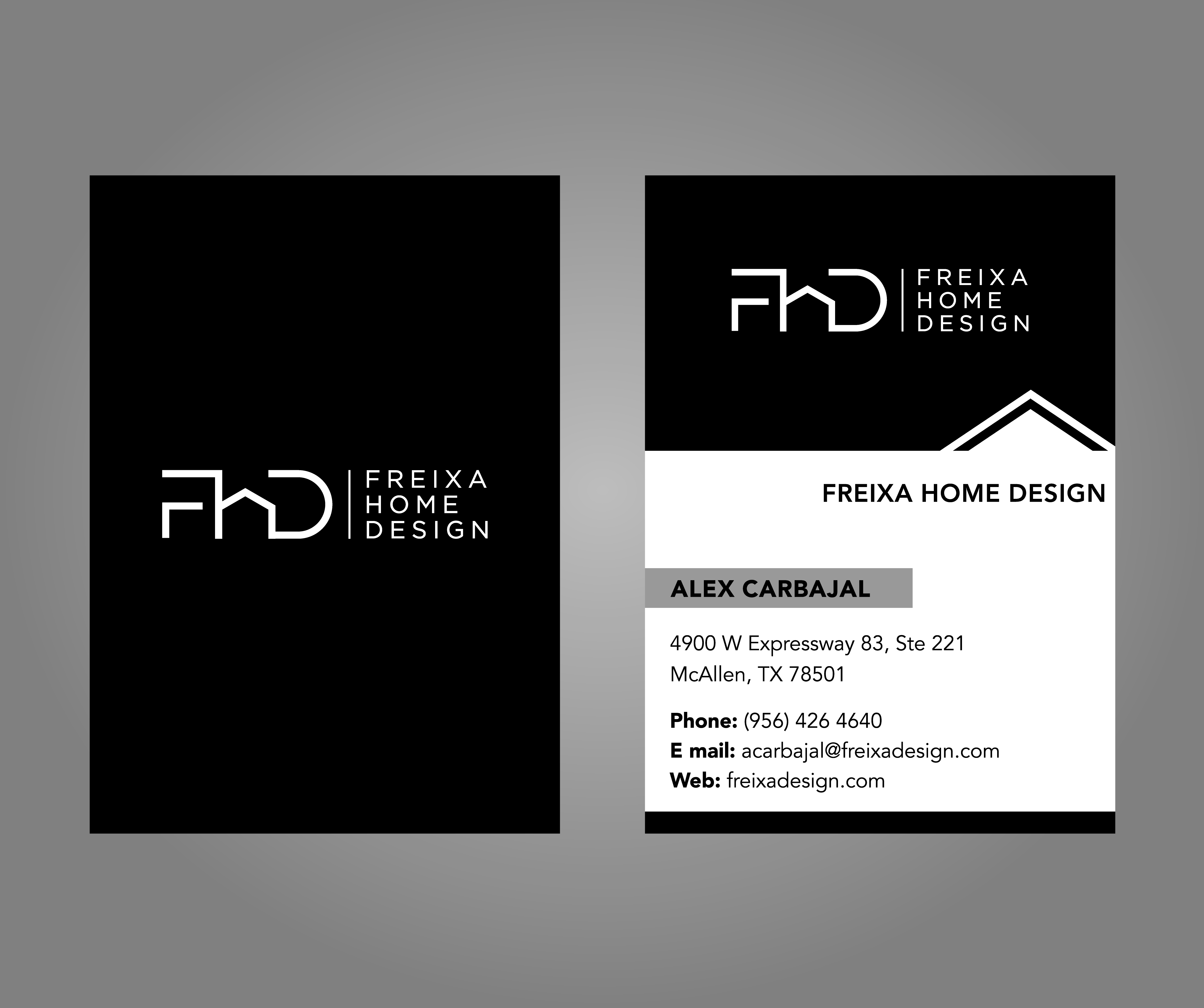 Business Card Design by Coloring Studio for Freixa Home Design, LLC | Design #29675358