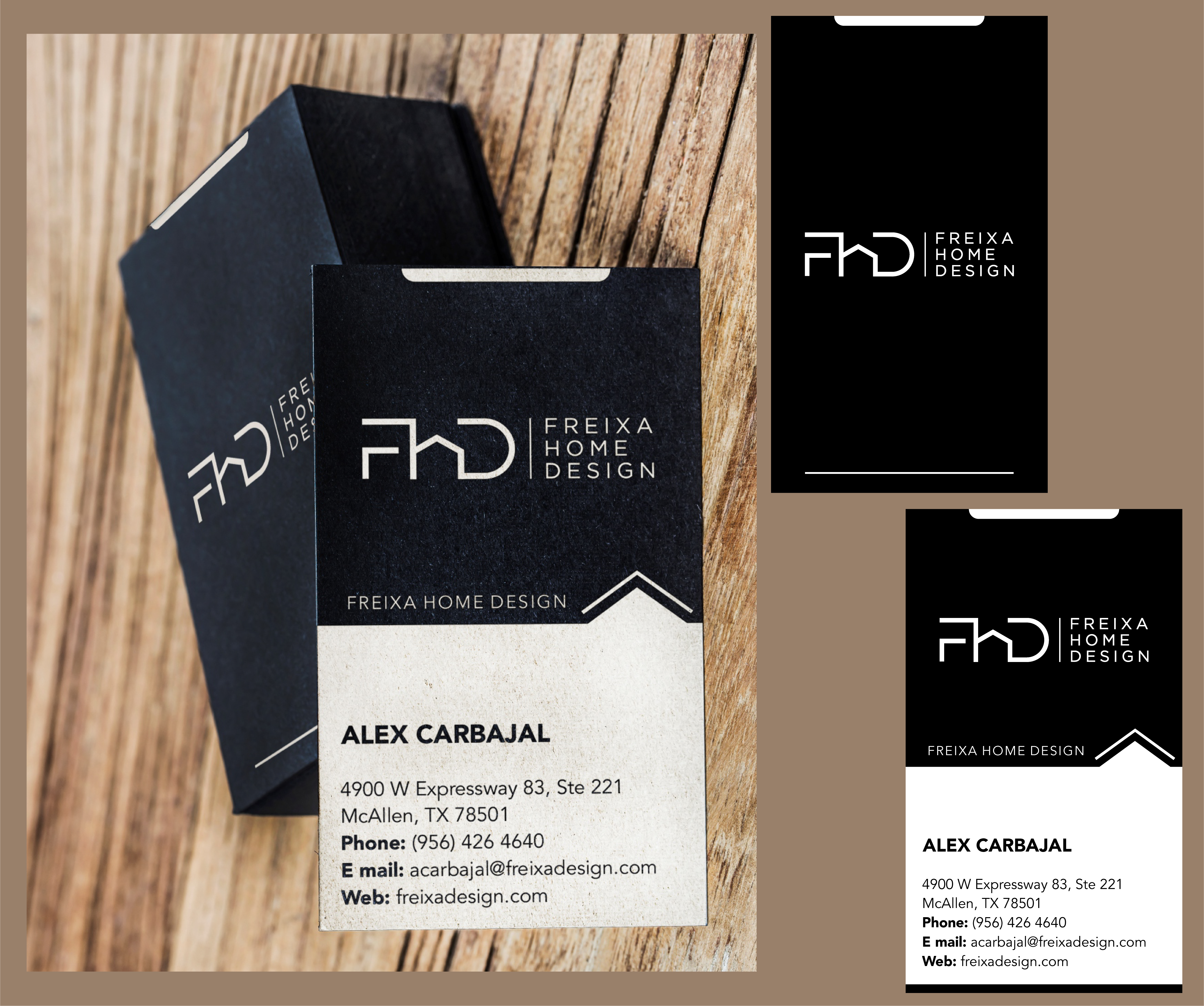 Business Card Design by Coloring Studio for Freixa Home Design, LLC | Design #29680144