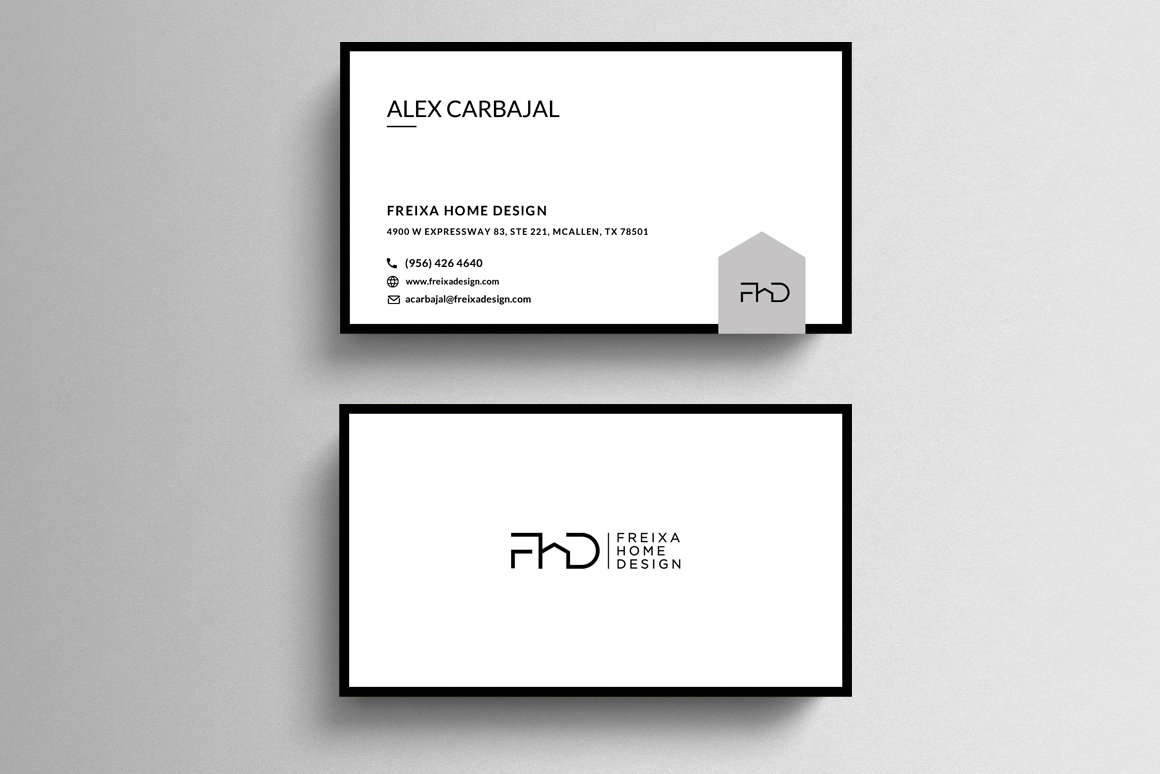 Business Card Design by  Artman for Freixa Home Design, LLC | Design #29683804