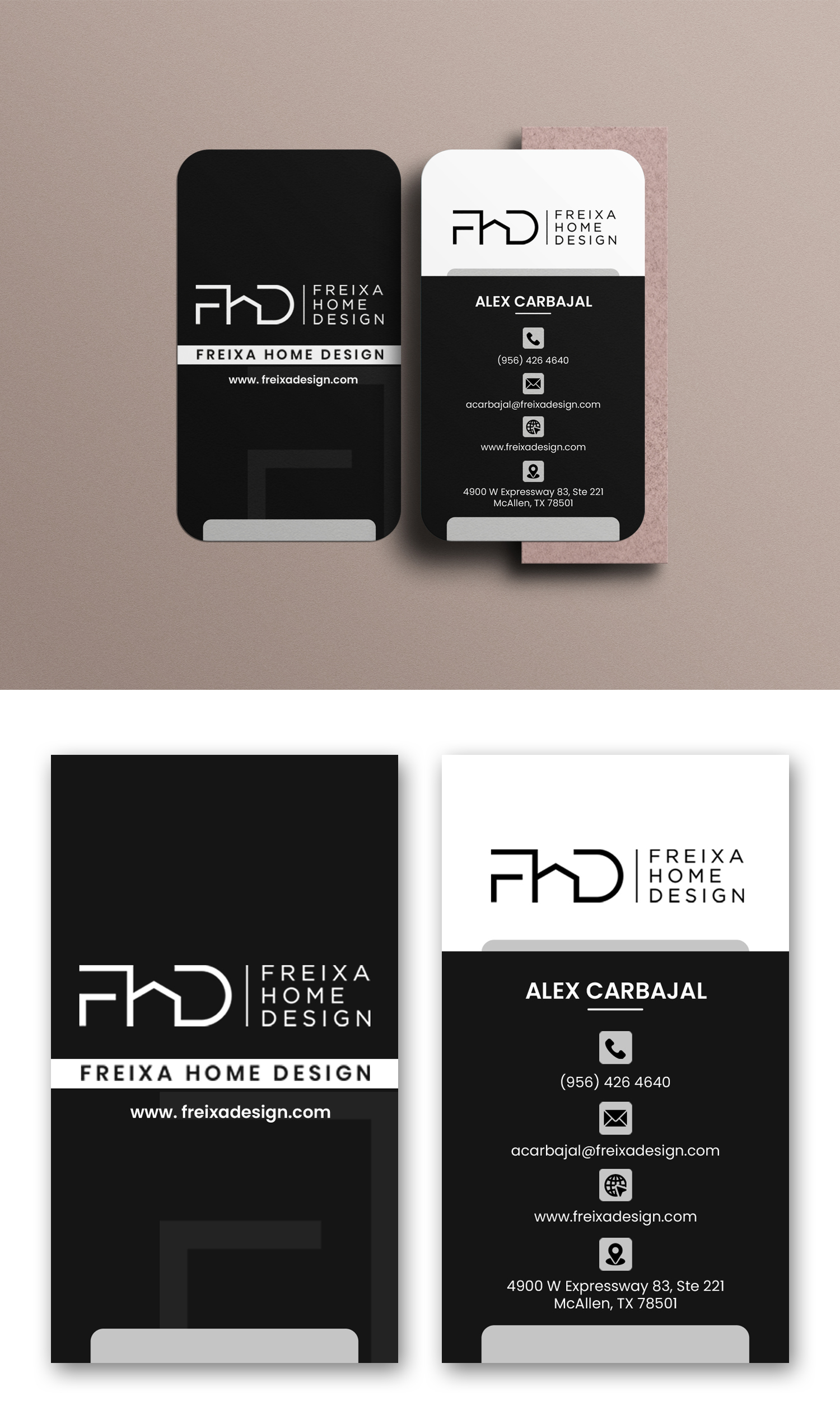 Business Card Design by debdesign for Freixa Home Design, LLC | Design #29685473