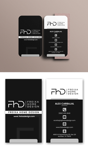 Visitenkarten-Design von debdesign für Freixa Home Design, LLC | Design: #29685473