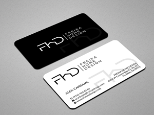 Business Card Design by Creations Box 2015 for Freixa Home Design, LLC | Design #29670409