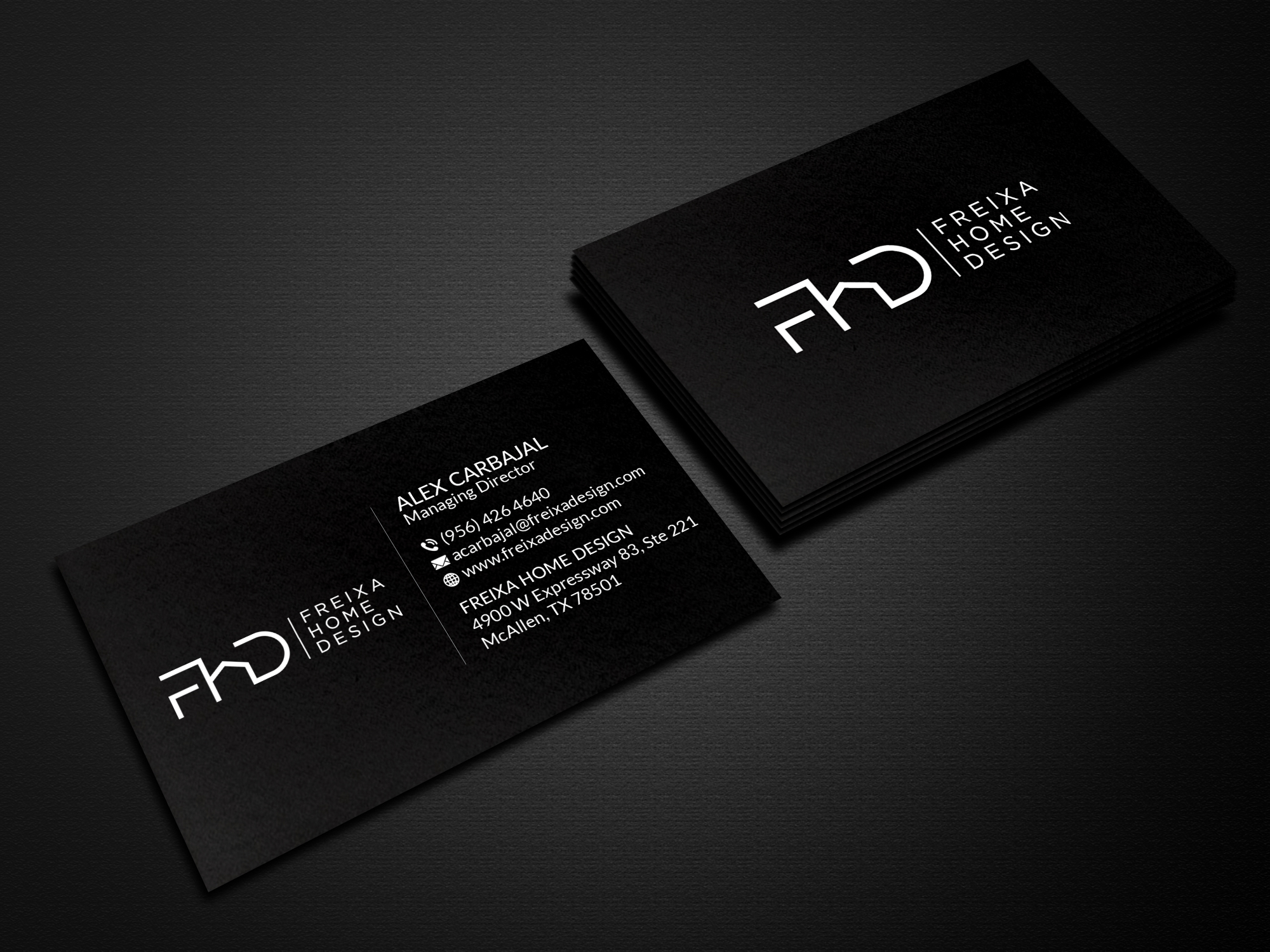 Visitenkarten-Design von Creations Box 2015 für Freixa Home Design, LLC | Design #29670410