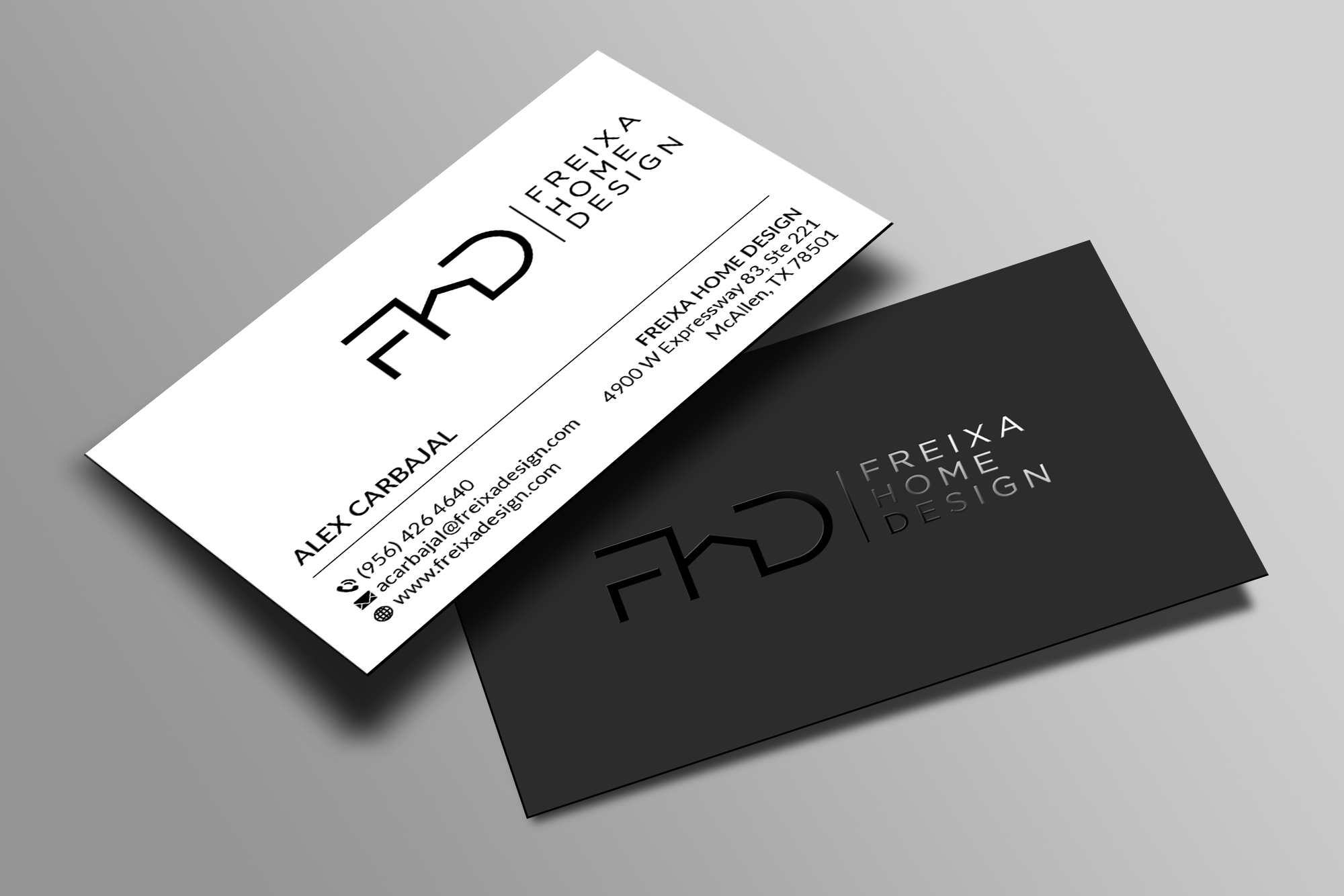 Business Card Design by Creations Box 2015 for Freixa Home Design, LLC | Design #29670413
