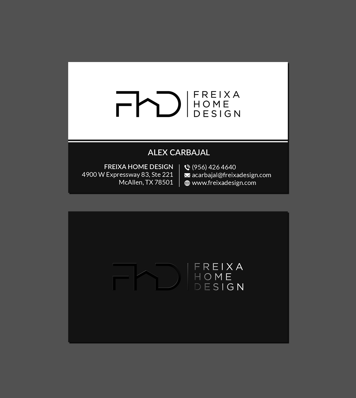 Visitenkarten-Design von Creations Box 2015 für Freixa Home Design, LLC | Design #29677306