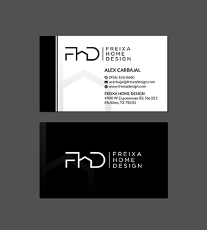 Visitenkarten-Design von Creations Box 2015 für Freixa Home Design, LLC | Design: #29677307