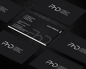Business Card Design by LAXMI DESIGNHUB for Freixa Home Design, LLC | Design: #29667925
