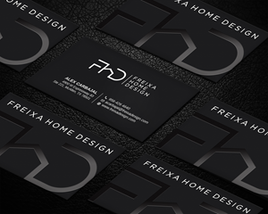 Business Card Design by LAXMI DESIGNHUB for Freixa Home Design, LLC | Design: #29667942