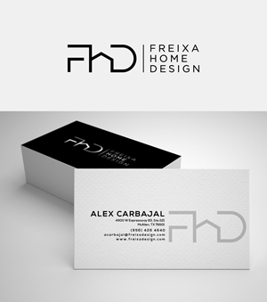 Business Card Design by Th3o for Freixa Home Design, LLC | Design: #29667387