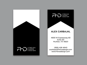 Business Card Design by Sacril for Freixa Home Design, LLC | Design: #29671140