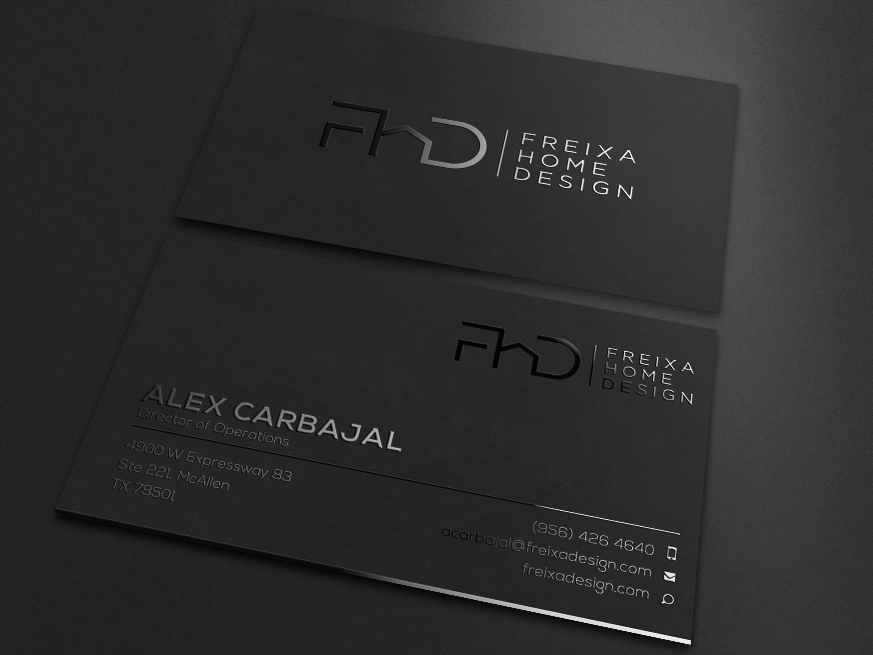 Business Card Design by Bold Pixels for Freixa Home Design, LLC | Design #29669281