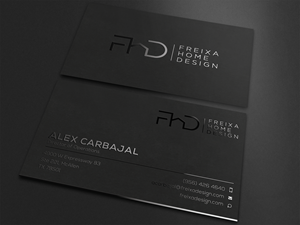 Visitenkarten-Design von Bold Pixels für Freixa Home Design, LLC | Design: #29669281