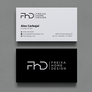 Design de Carte de Visite par Bikash Das pour Freixa Home Design, LLC | Design : #29667155