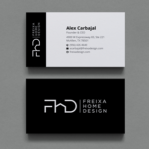 Visitenkarten-Design von Bikash Das für Freixa Home Design, LLC | Design: #29667169