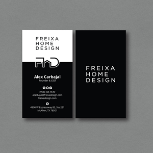 Design de Carte de Visite par Bikash Das pour Freixa Home Design, LLC | Design : #29667172