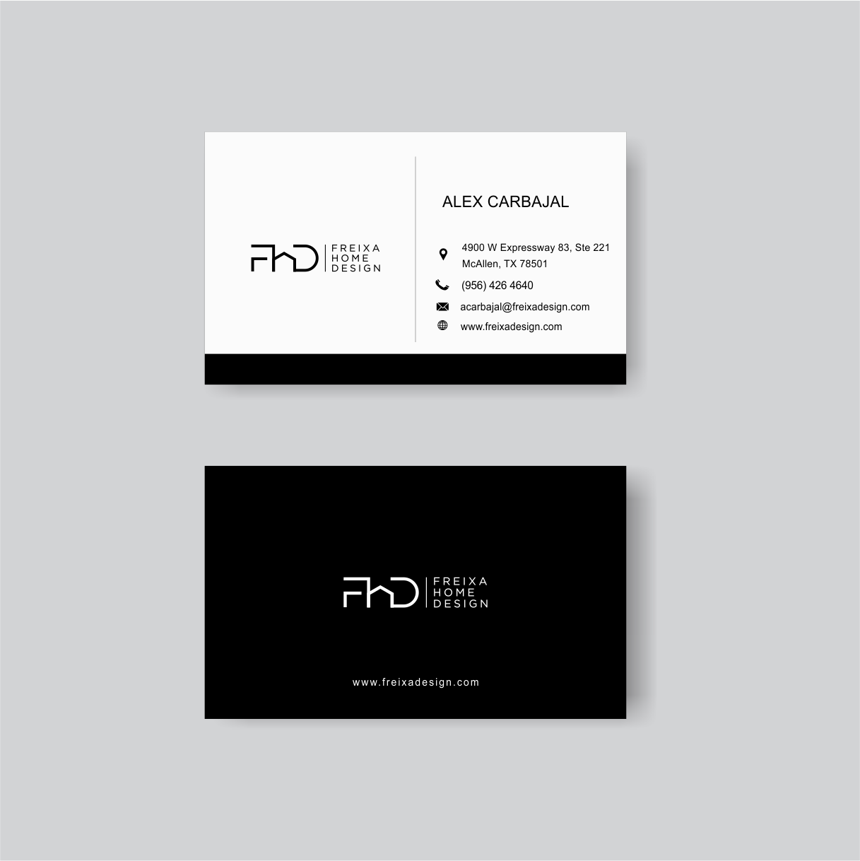 Business Card Design by Jozjozan.Std™ for Freixa Home Design, LLC | Design #29665495