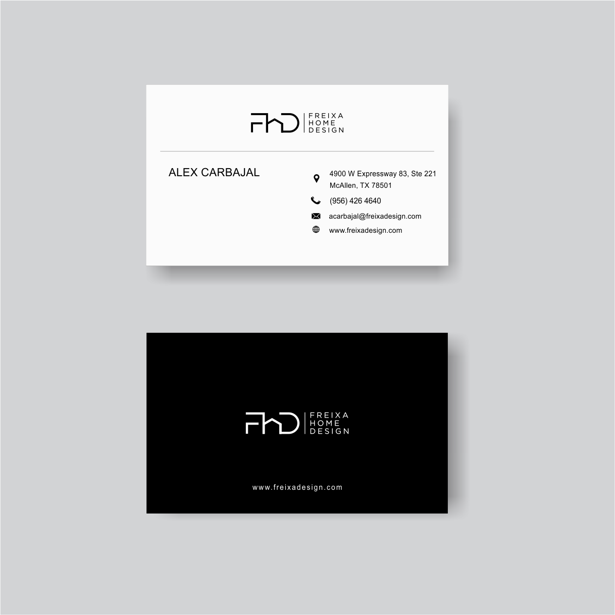 Business Card Design by Jozjozan.Std™ for Freixa Home Design, LLC | Design #29665510