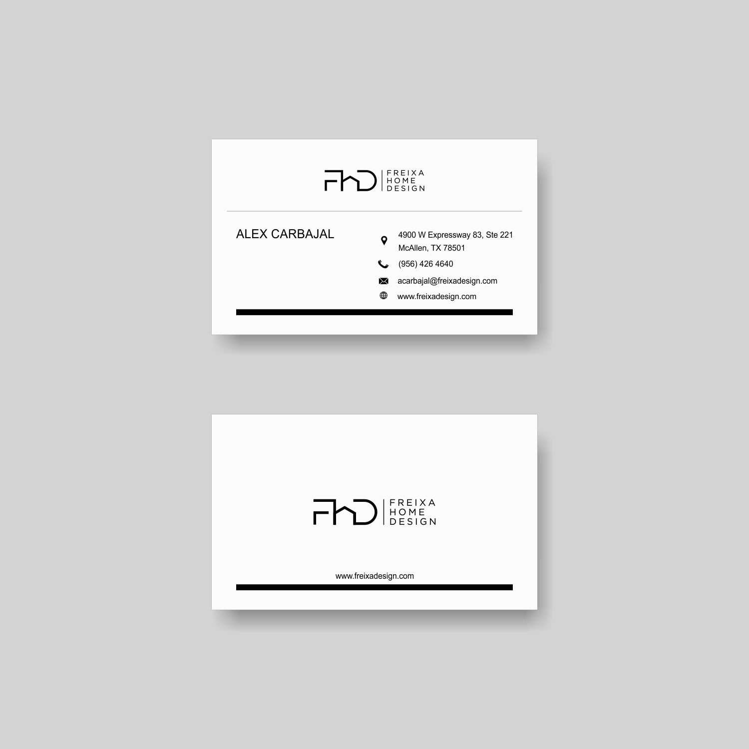 Business Card Design by Jozjozan.Std™ for Freixa Home Design, LLC | Design #29667298