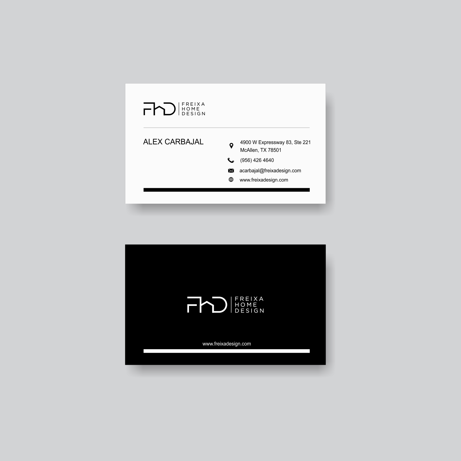 Business Card Design by Jozjozan.Std™ for Freixa Home Design, LLC | Design #29667611