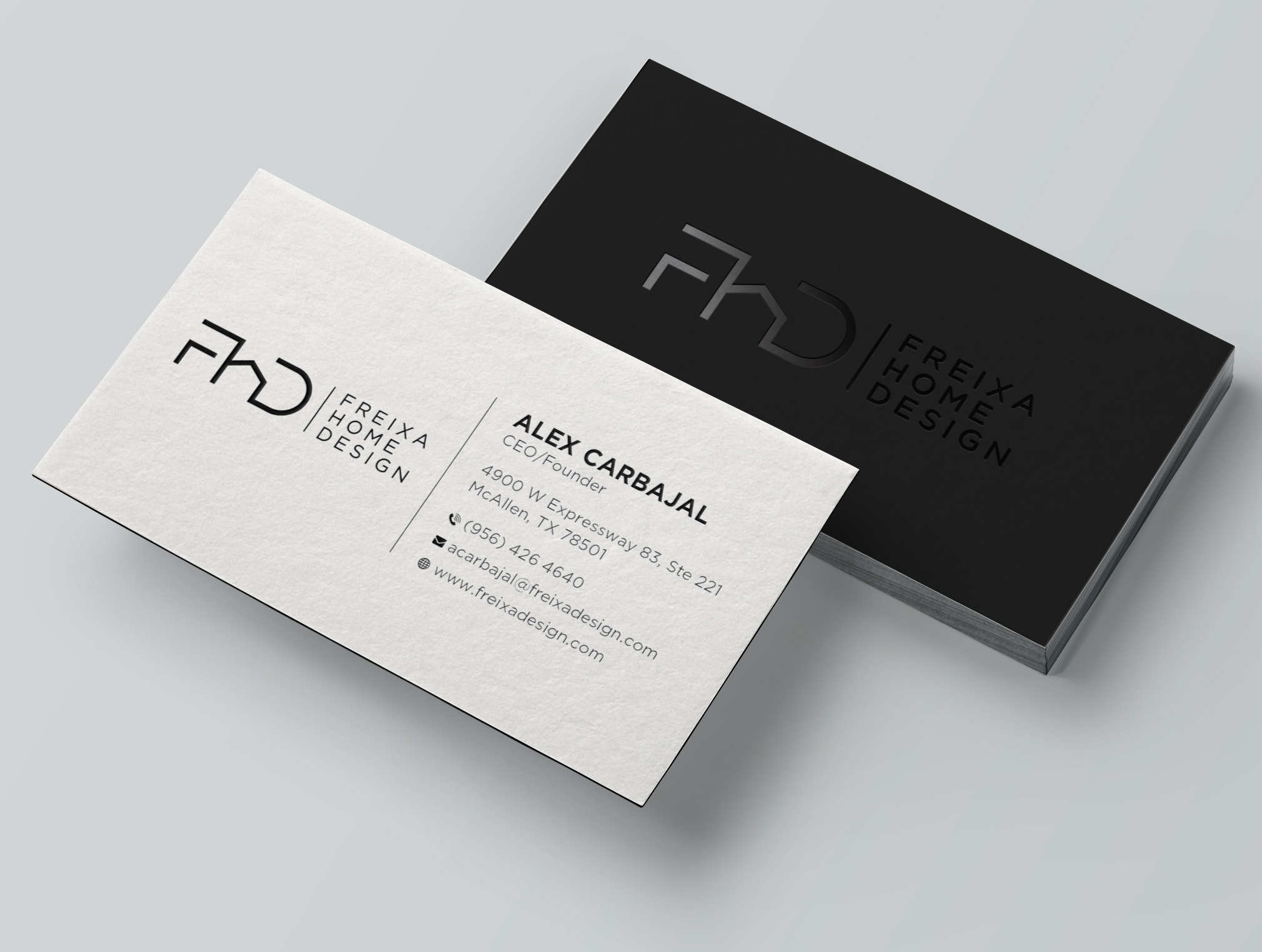 Business Card Design by Uttom 2 for Freixa Home Design, LLC | Design #29669102