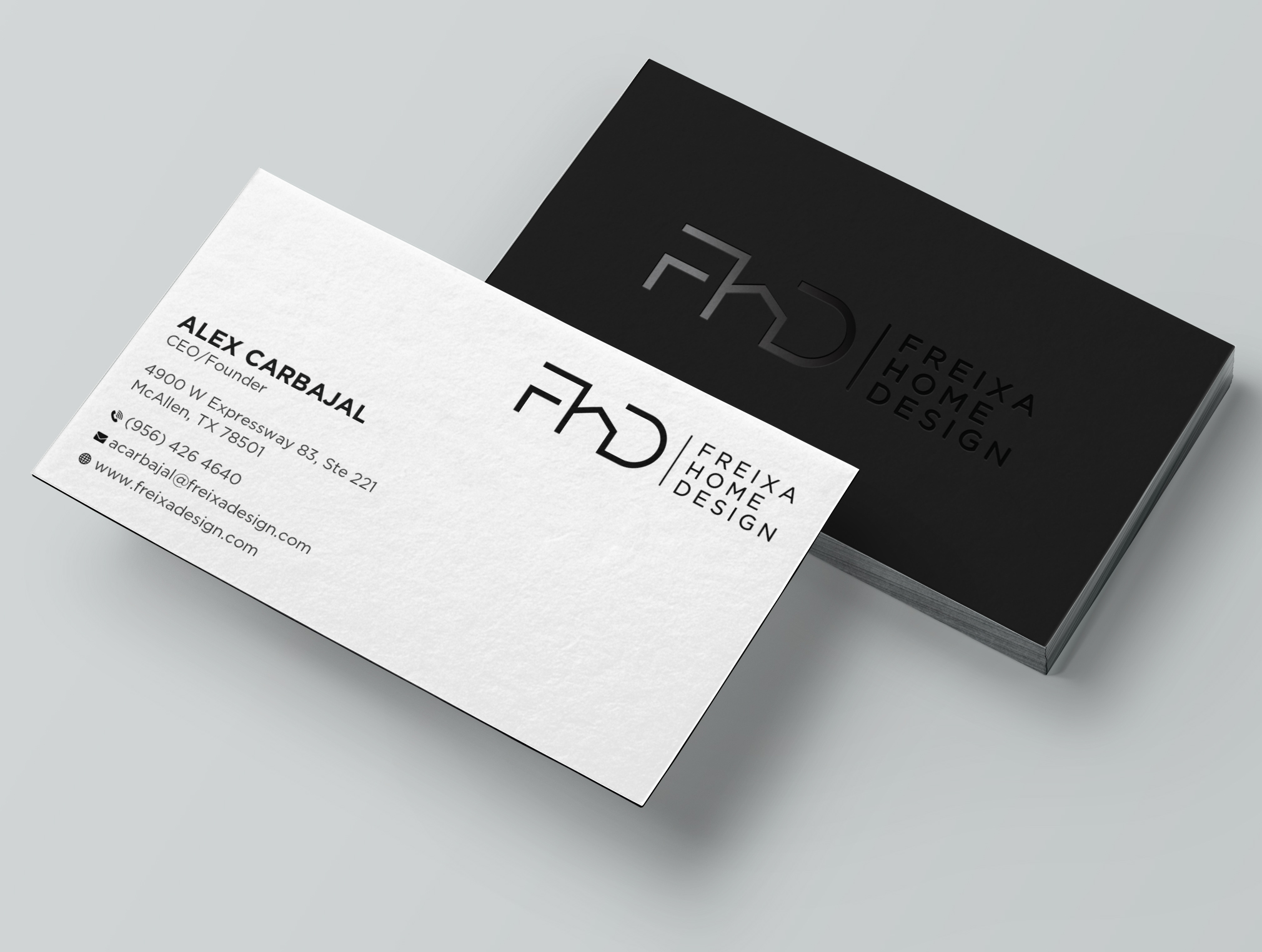 Business Card Design by Uttom 2 for Freixa Home Design, LLC | Design #29669103