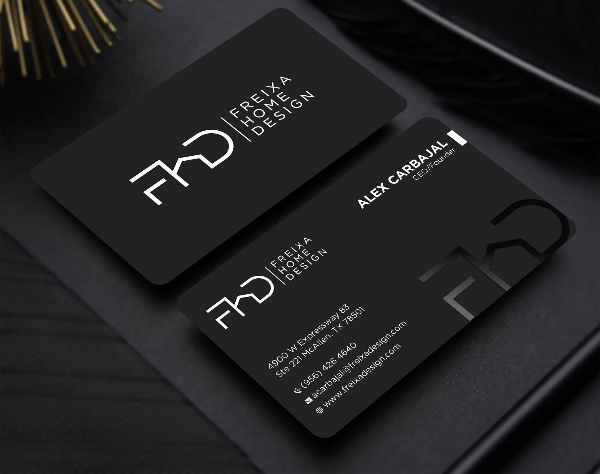 Business Card Design by Uttom 2 for Freixa Home Design, LLC | Design #29669106