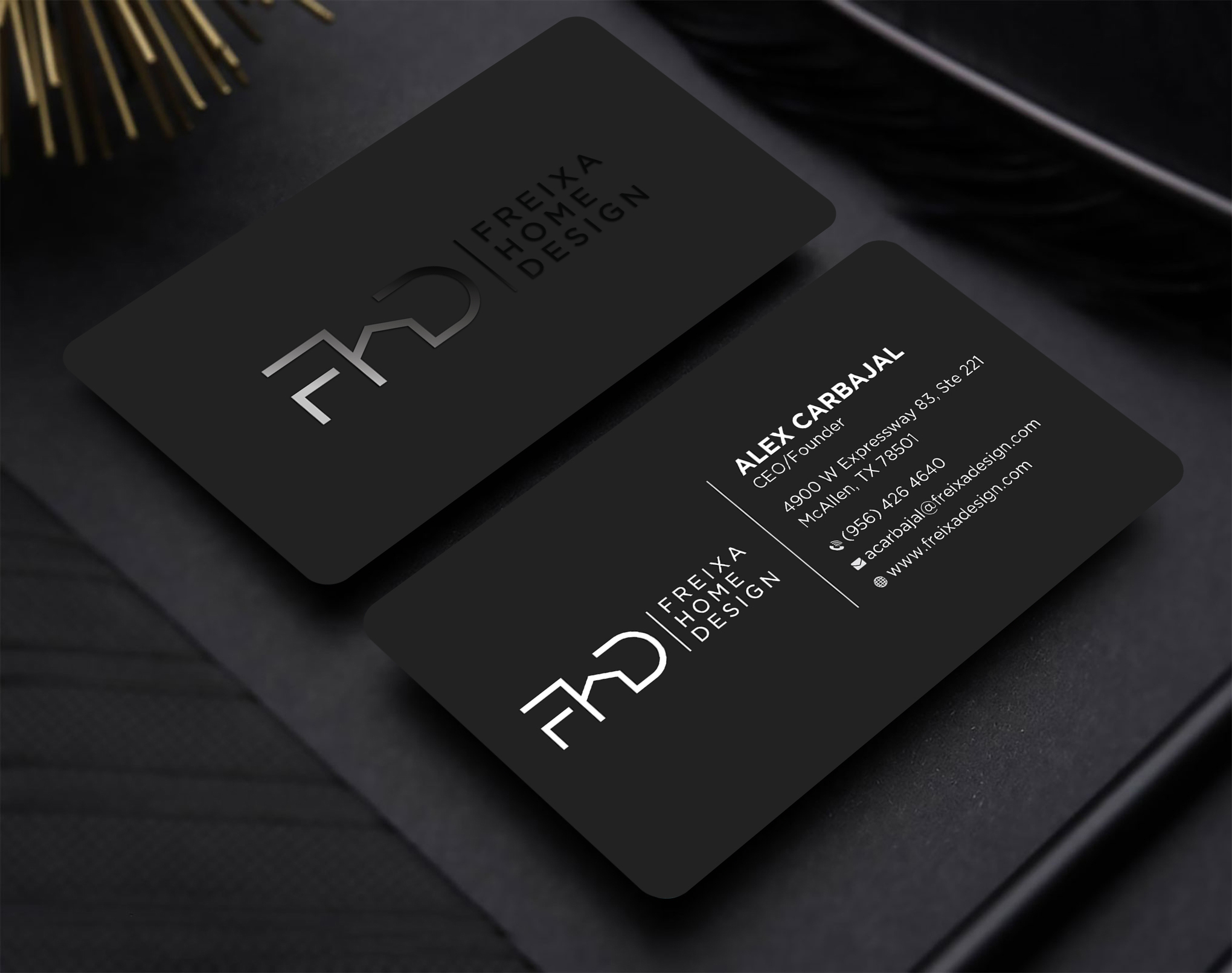Business Card Design by Uttom 2 for Freixa Home Design, LLC | Design #29669107