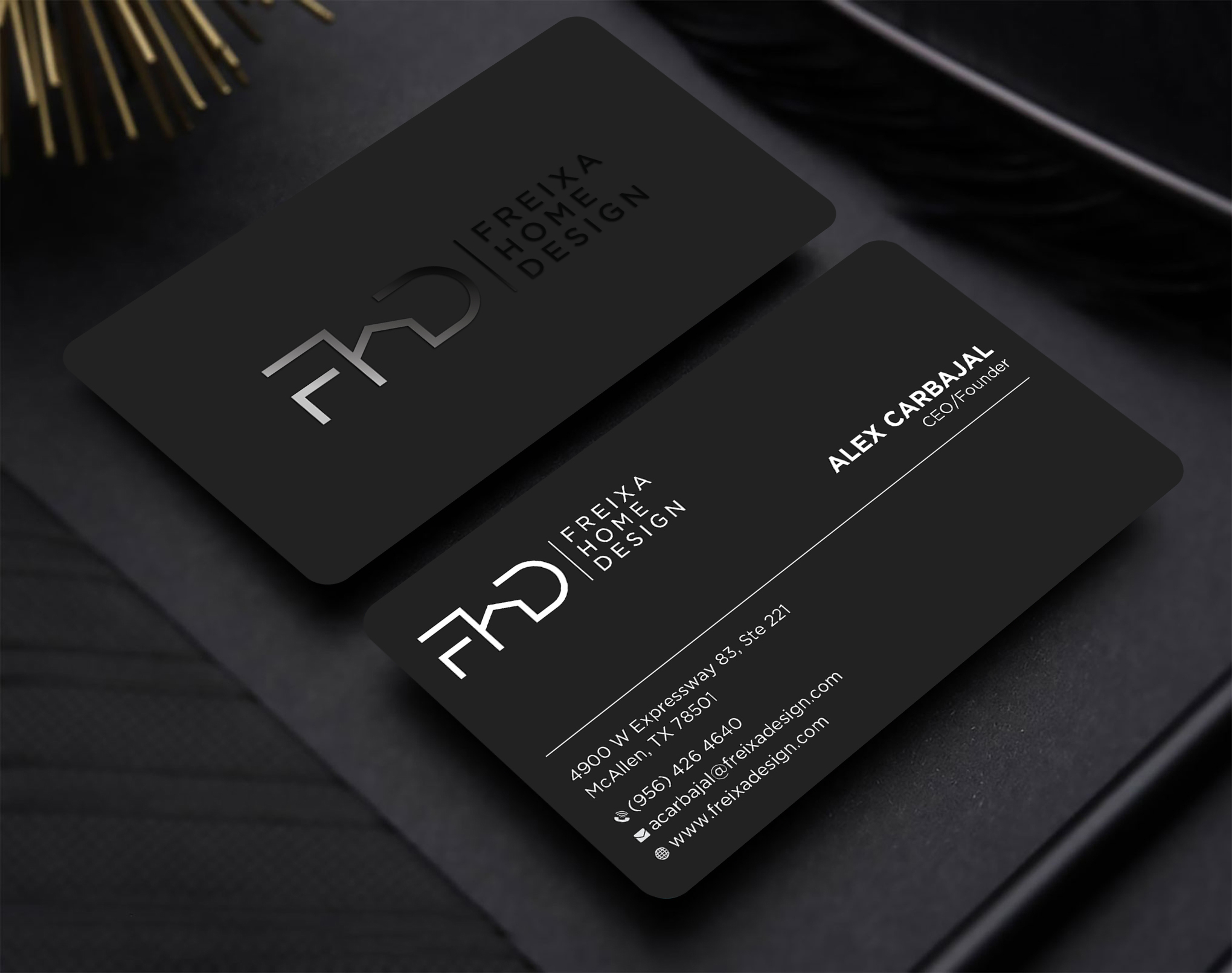 Business Card Design by Uttom 2 for Freixa Home Design, LLC | Design #29669108