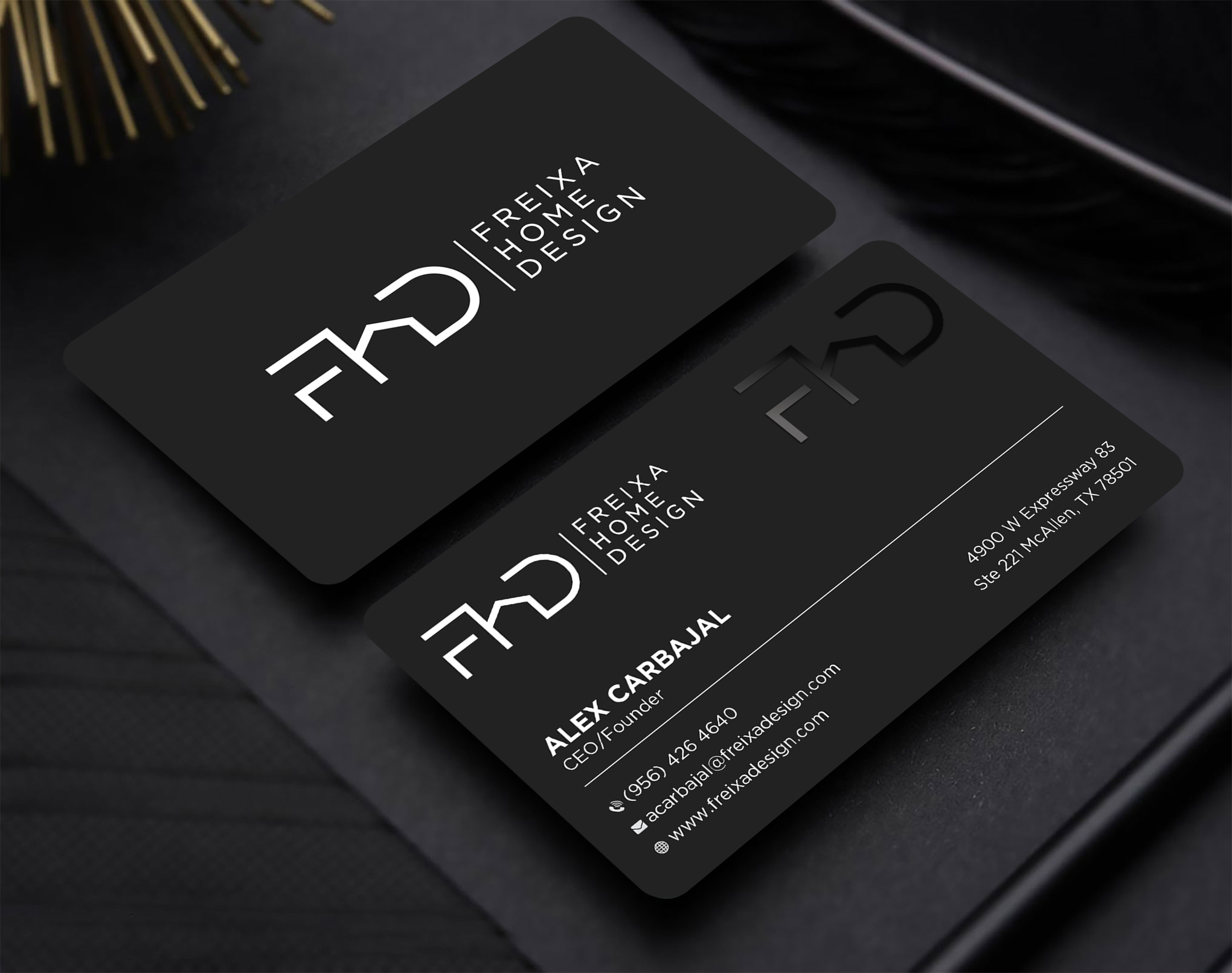 Business Card Design by Uttom 2 for Freixa Home Design, LLC | Design #29669110