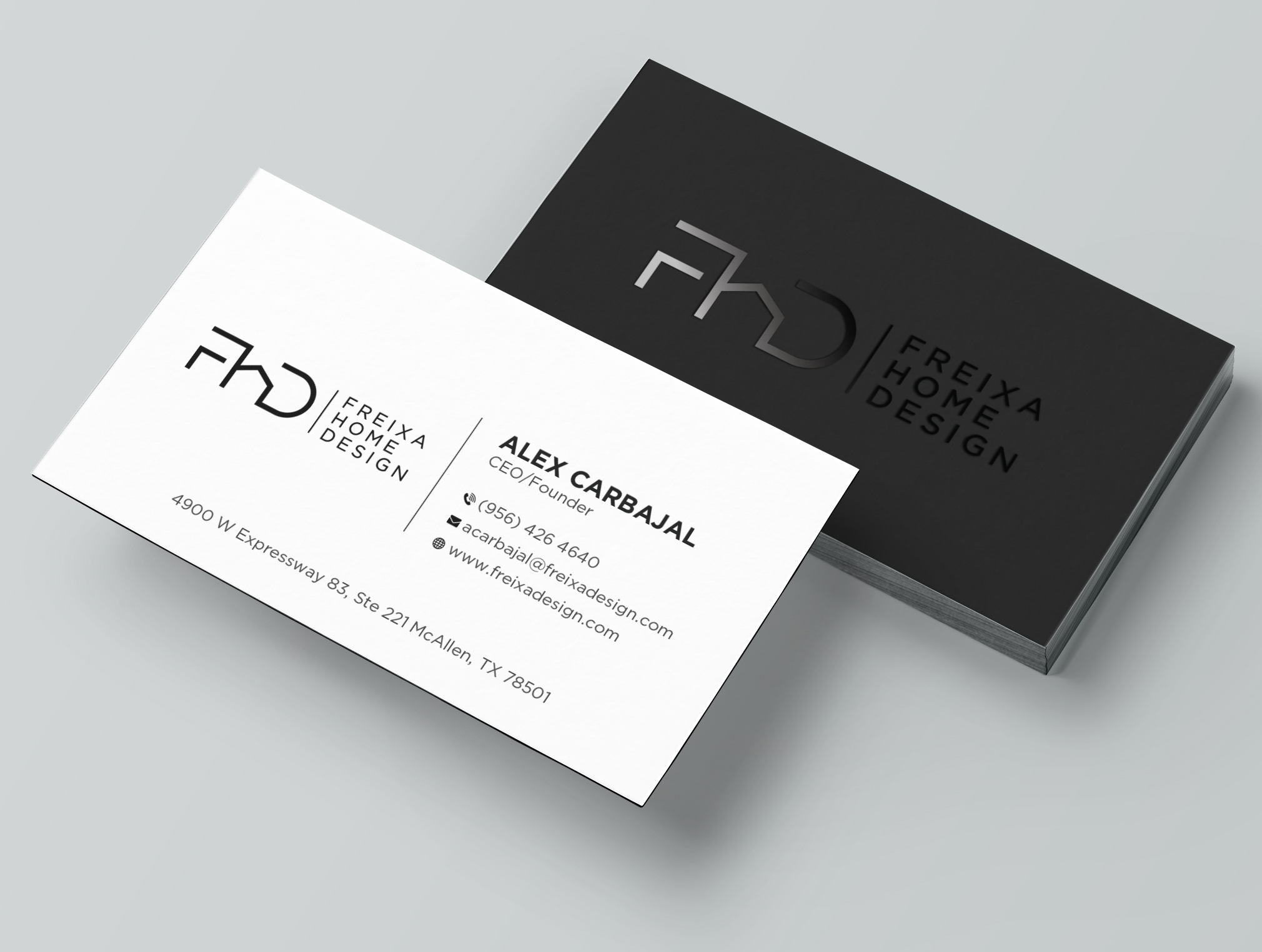 Business Card Design by Uttom 2 for Freixa Home Design, LLC | Design #29680700