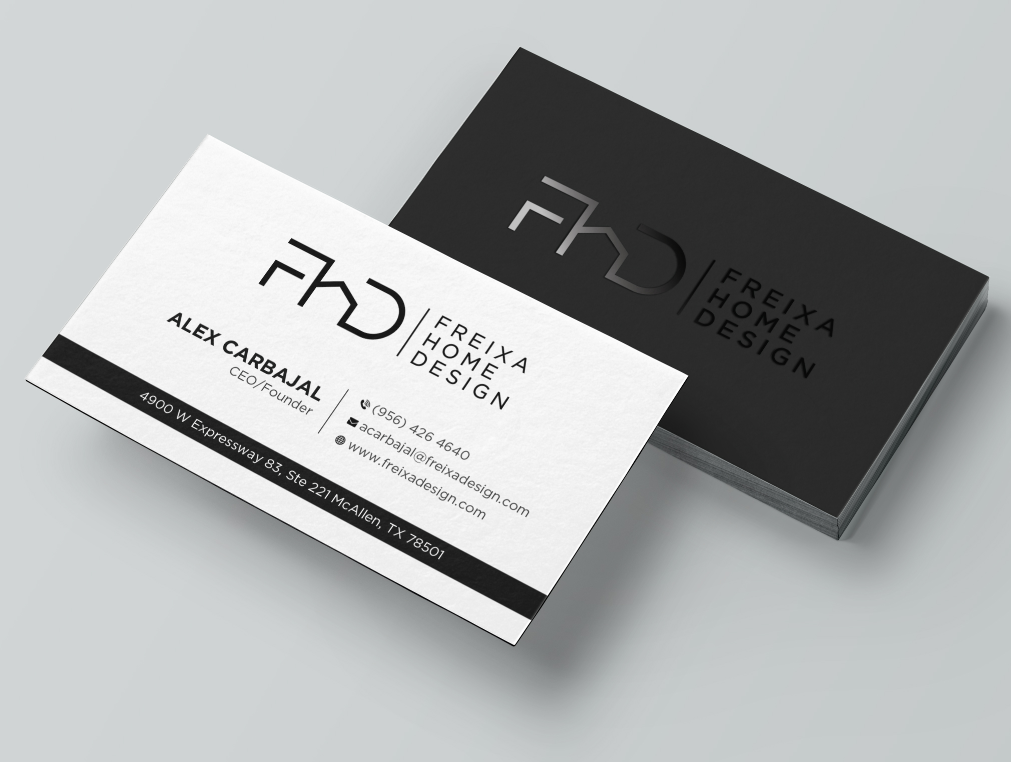 Business Card Design by Uttom 2 for Freixa Home Design, LLC | Design #29680701