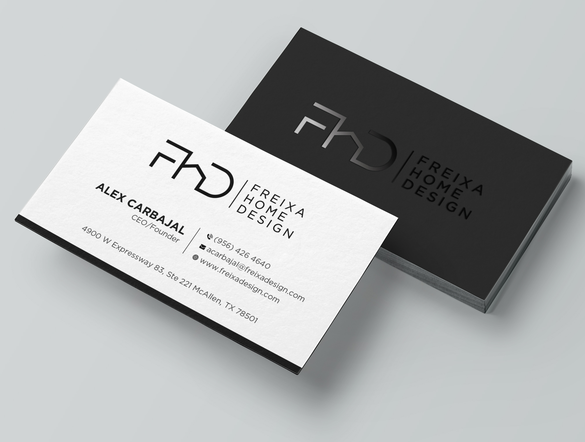 Diseño de Tarjeta de Presentación por Uttom 2 para Freixa Home Design, LLC | Diseño #29680703