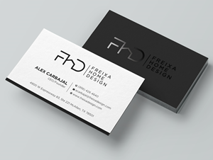 Diseño de Tarjeta de Presentación por Uttom 2 para Freixa Home Design, LLC | Diseño: #29680703